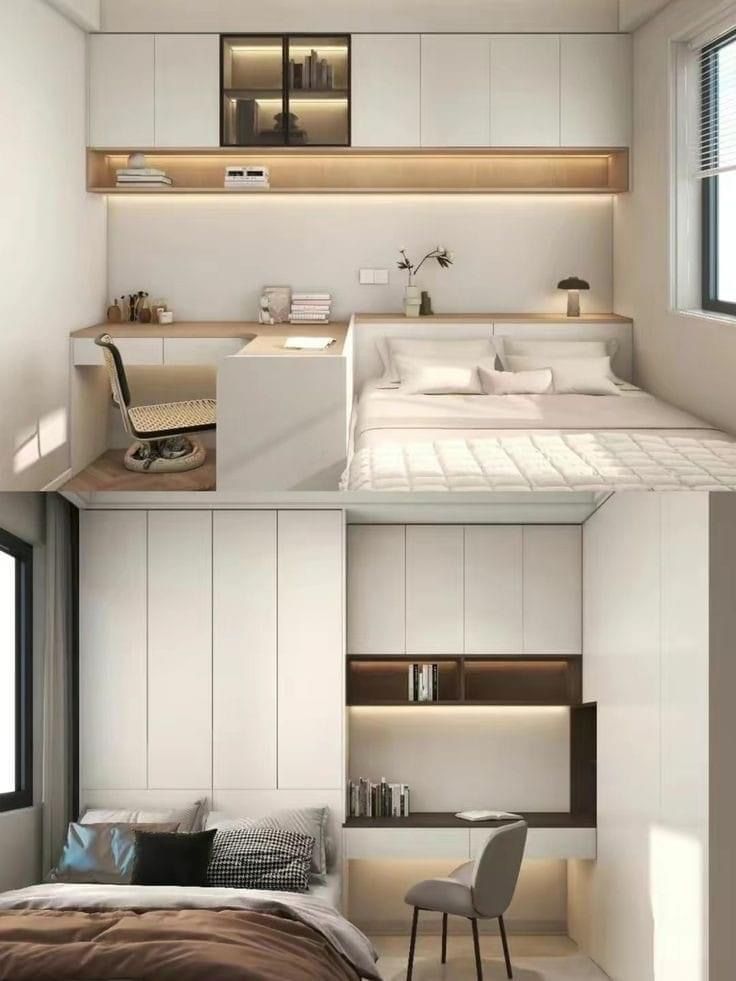 Thi công nội thất chung cư 2 phòng ngủ (2)