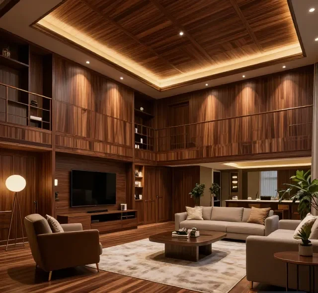 Thi công nội thất gỗ (2)