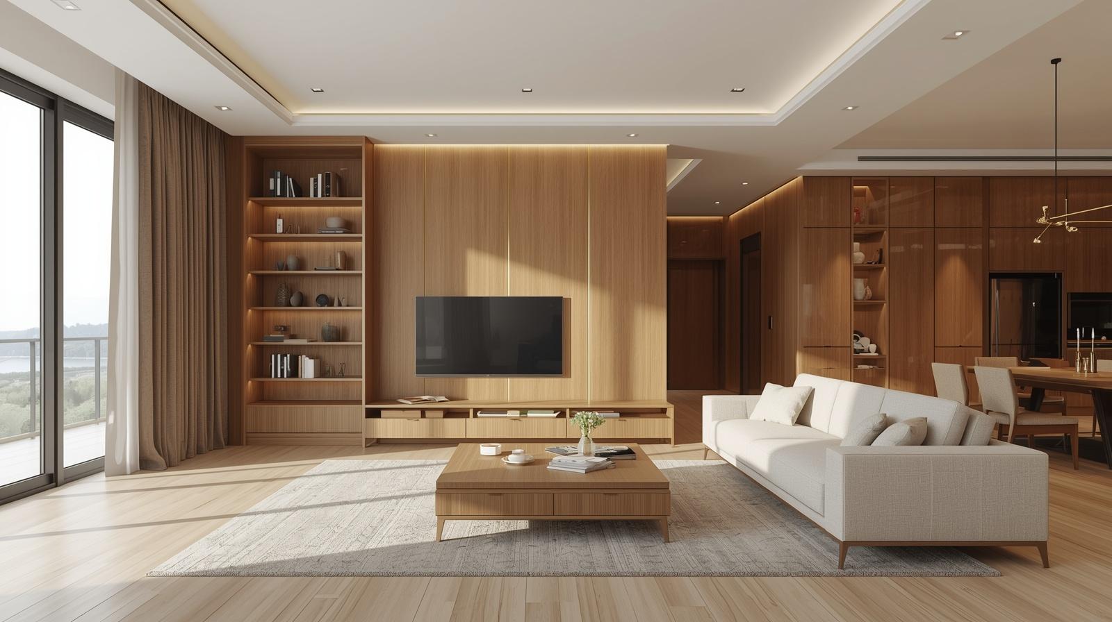 Thi công nội thất gỗ MDF chống ẩm tốt (5)