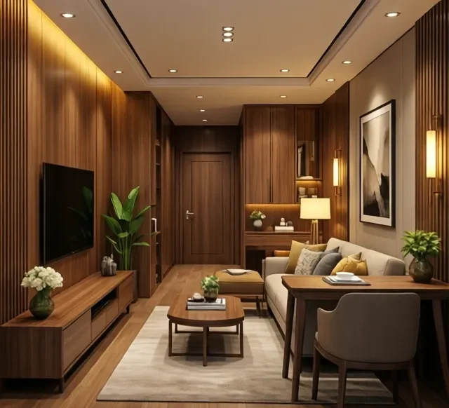 Thi công nội thất gỗ biệt thự cao cấp (2)