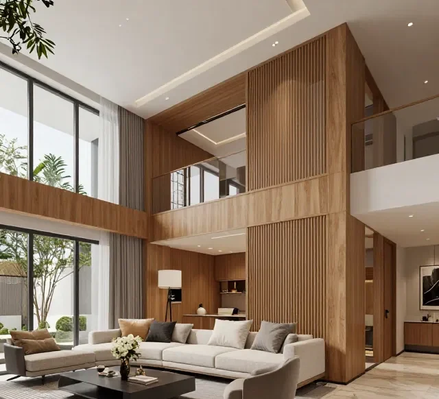 Thi công nội thất gỗ biệt thự cao cấp (5)