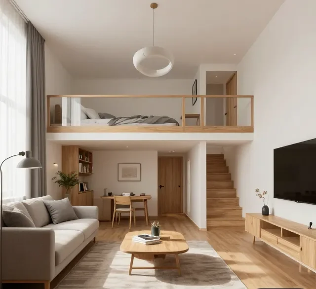 Thi công nội thất gỗ căn hộ 3 phòng ngủ (2)