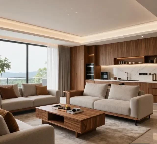 Thi công nội thất gỗ căn hộ chung cư (3)