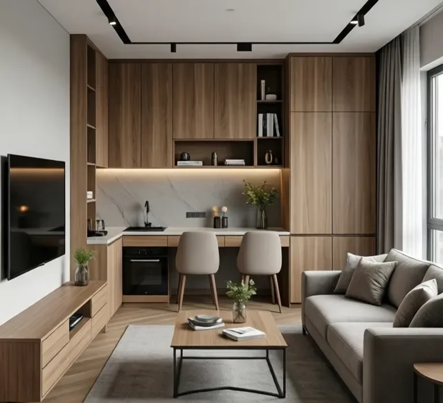 Thi công nội thất gỗ chất lượng cao (3)