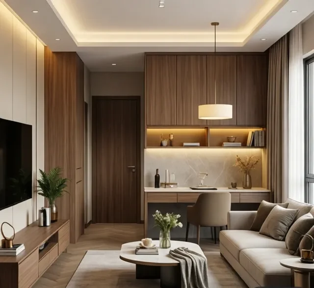 Thi công nội thất gỗ công nghiệp (5)