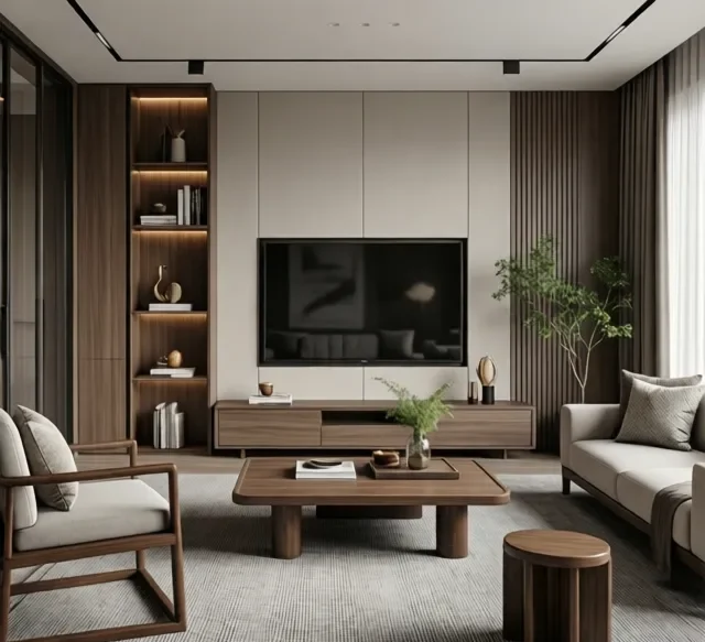 Thi công nội thất gỗ đẹp đúng tiến độ (4)