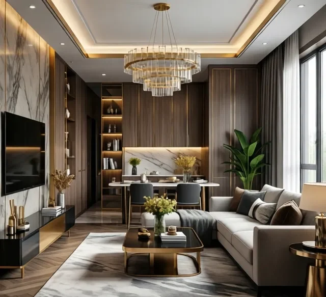 Thi công nội thất gỗ đẹp đúng tiến độ (5)