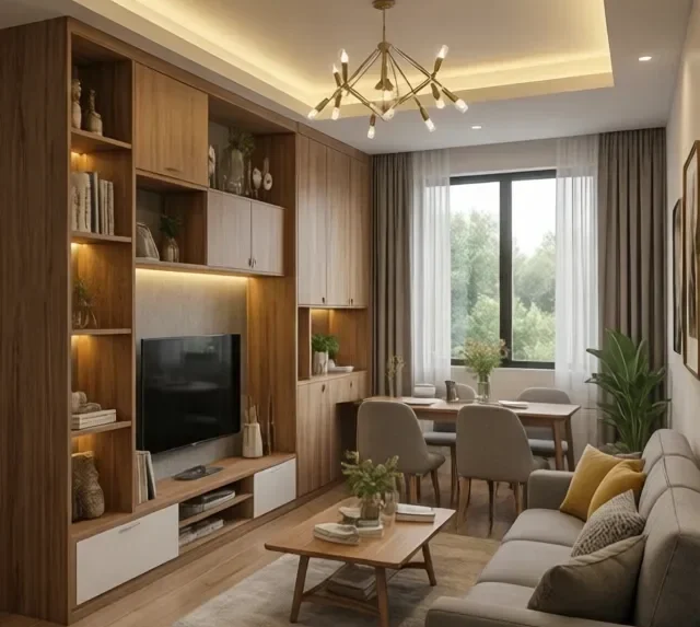 Thi công nội thất gỗ hiện đại 2026 (2)