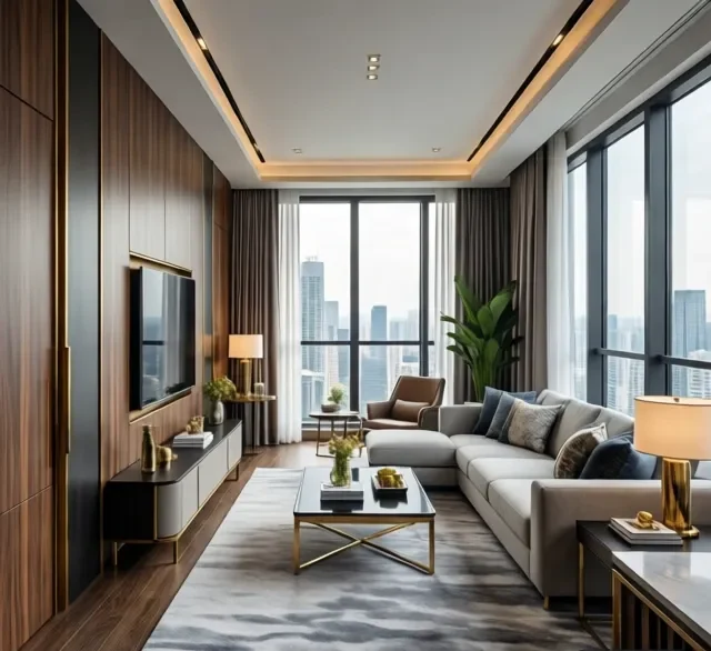 Thi công nội thất gỗ hiện đại (5)