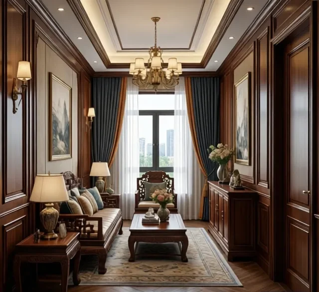 Thi công nội thất gỗ hoàn thiện nhanh chóng (2)