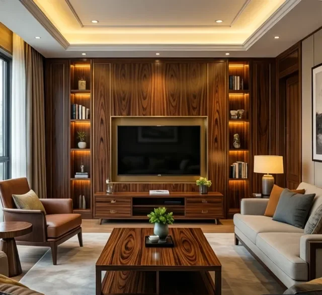 Thi công nội thất gỗ không gian nhỏ (4)