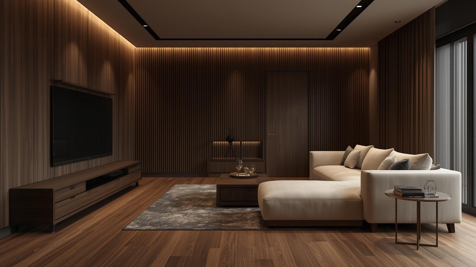 Thi công nội thất gỗ laminate sang trọng (3)