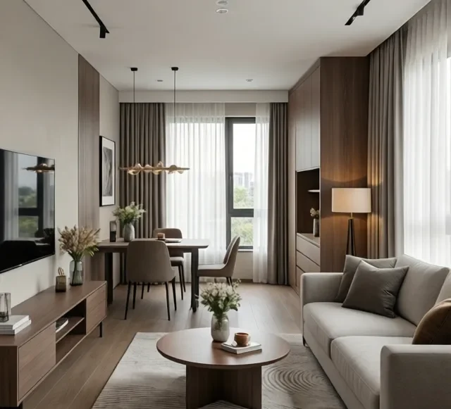 Thi công nội thất gỗ nhà phố đẹp (1) Thi công nội thất gỗ nhà phố đẹp (1)