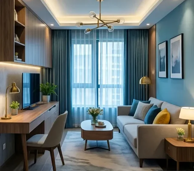 Thi công nội thất gỗ nhà phố đẹp (3)