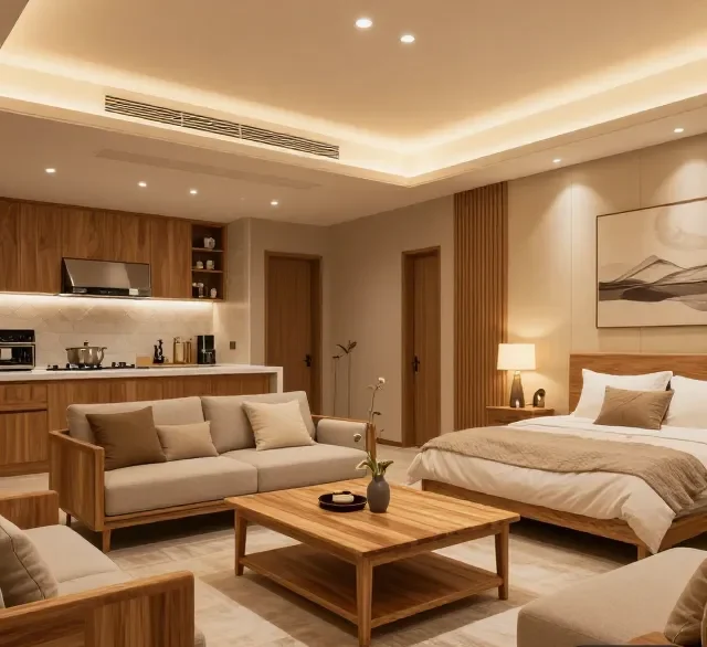 Thi công nội thất gỗ nhà phố hiện đại (4)