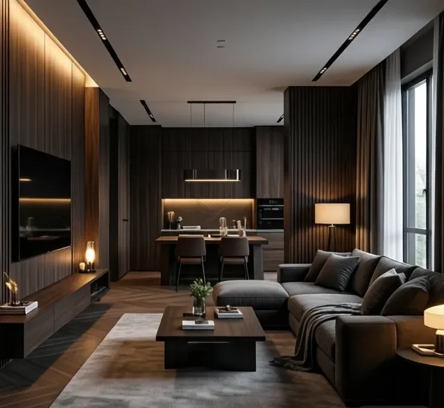 Thi công nội thất gỗ nội thất trọn gói (4)