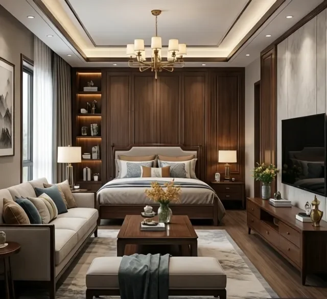 Thi công nội thất gỗ nội thất trọn gói (5)