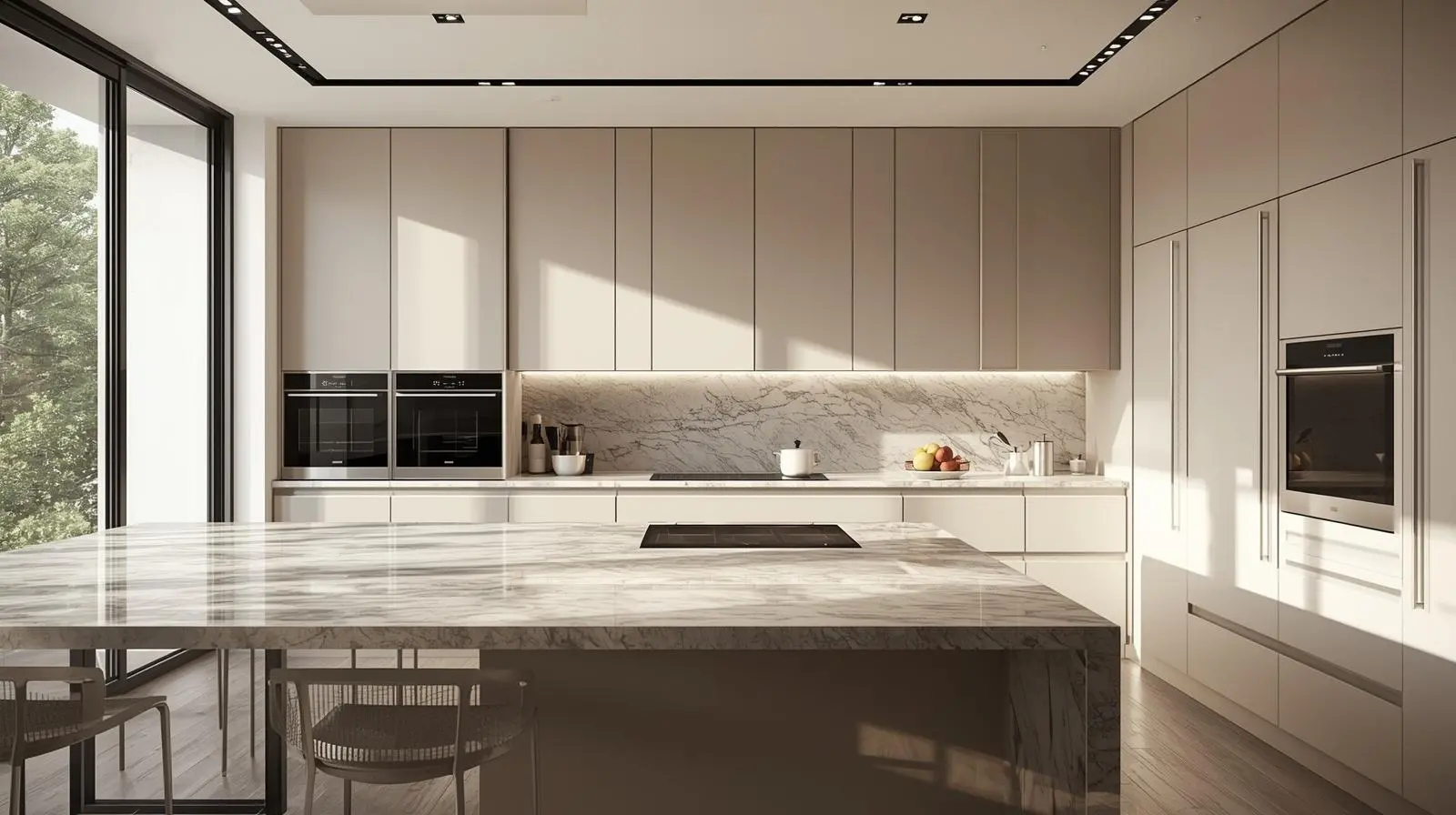 Thi công nội thất gỗ phòng bếp tiện nghi (5)