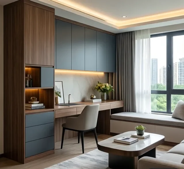 Thi công nội thất gỗ phong cách Scandinavian (1) Thi công nội thất gỗ phong cách Scandinavian (1)