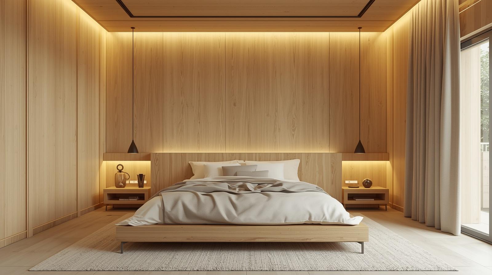 Thi công nội thất gỗ phòng ngủ hiện đại (5)