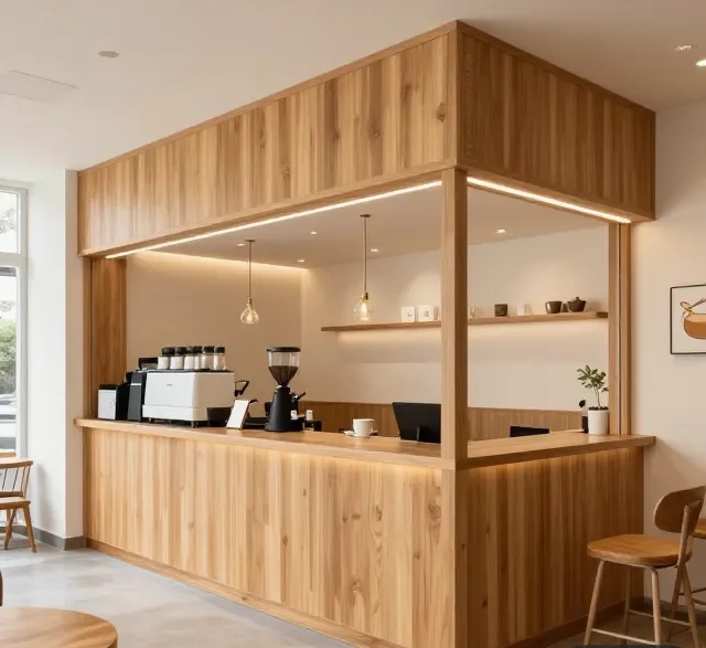 Thi công nội thất gỗ quán cafe ấn tượng (1) Thi công nội thất gỗ quán cafe ấn tượng (1)