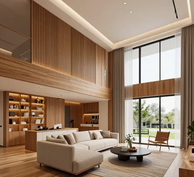 Thi công nội thất gỗ sang trọng cao cấp (1) Thi công nội thất gỗ sang trọng cao cấp (1)