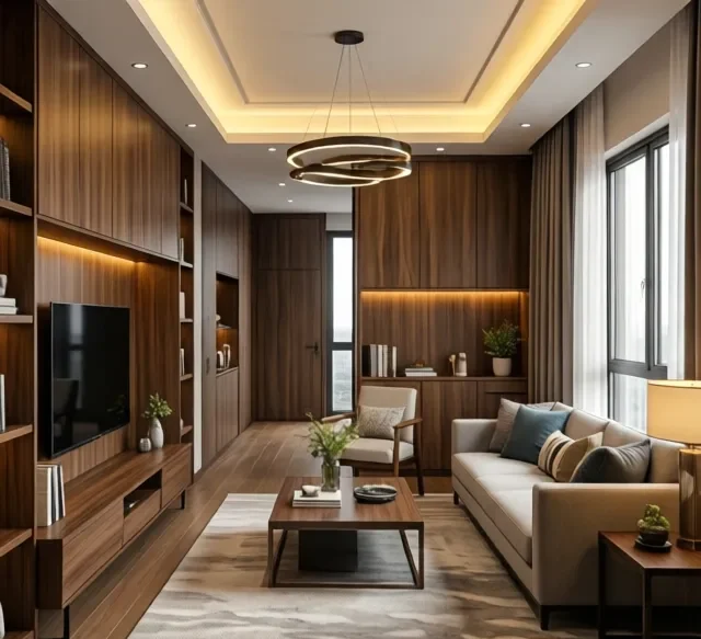 Thi công nội thất gỗ sang trọng cao cấp (4)