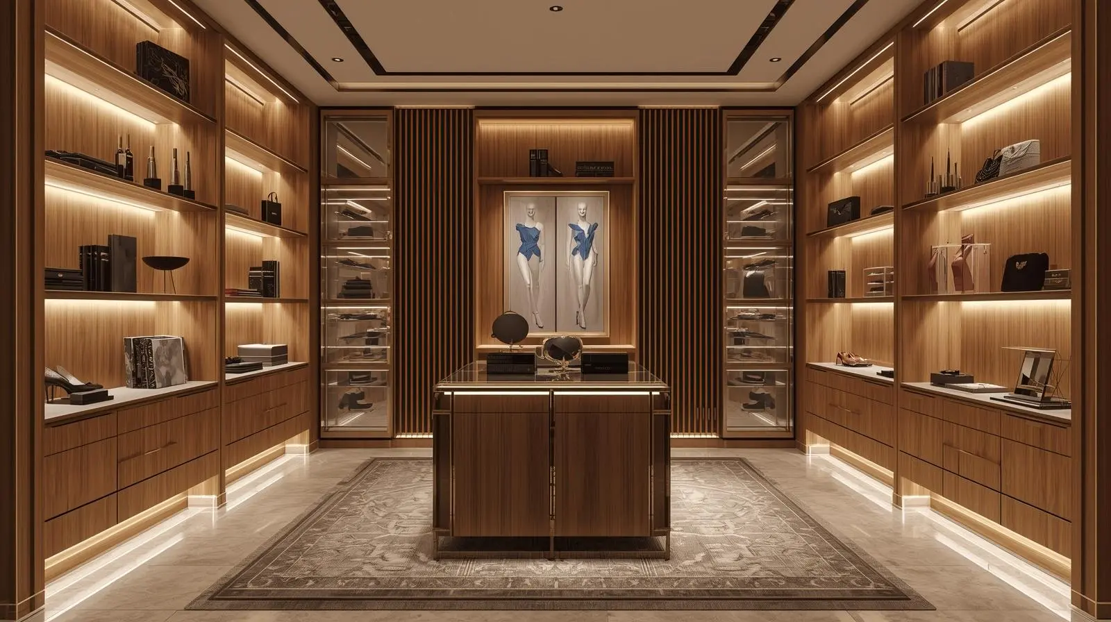 Thi công nội thất gỗ shop thời trang đẹp (3)