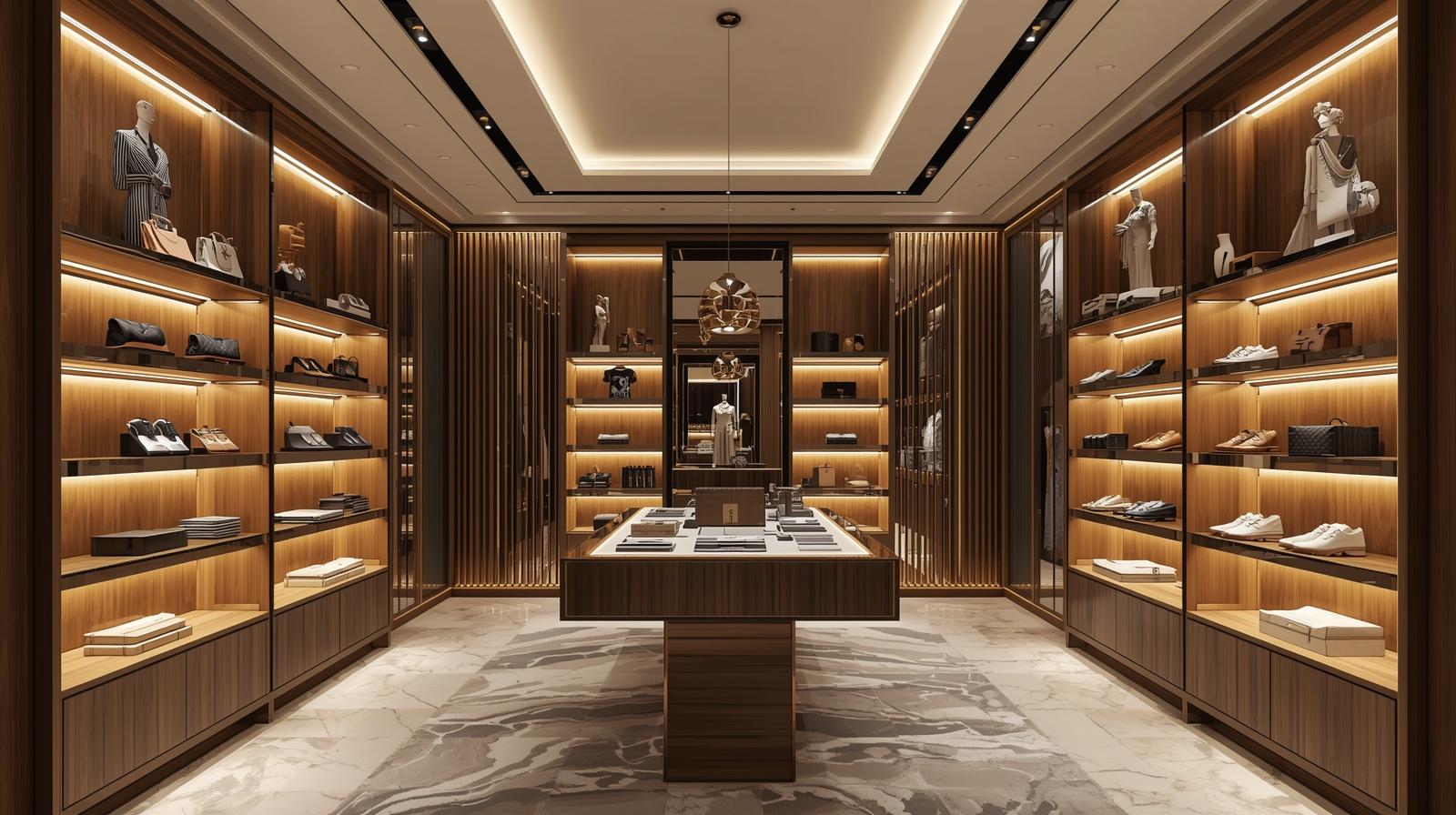 Thi công nội thất gỗ shop thời trang đẹp (4)