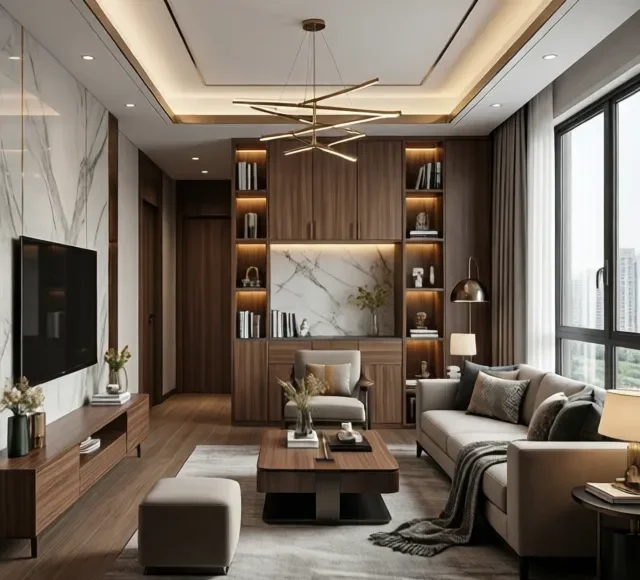 Thi công nội thất gỗ showroom chuyên nghiệp (1) Thi công nội thất gỗ showroom chuyên nghiệp (1)