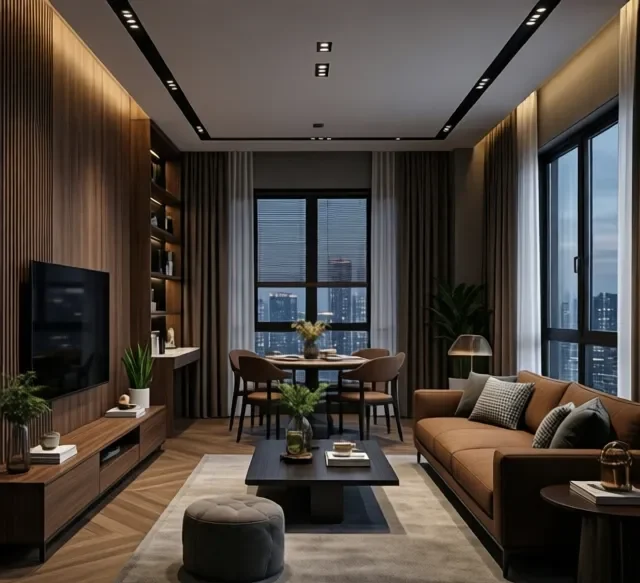 Thi công nội thất gỗ tiết kiệm ngân sách (4)