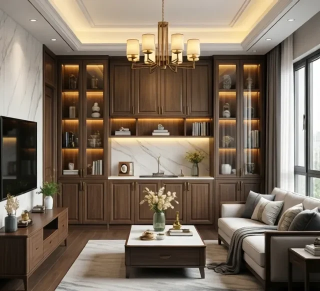 Thi công nội thất gỗ tối ưu diện tích (3)