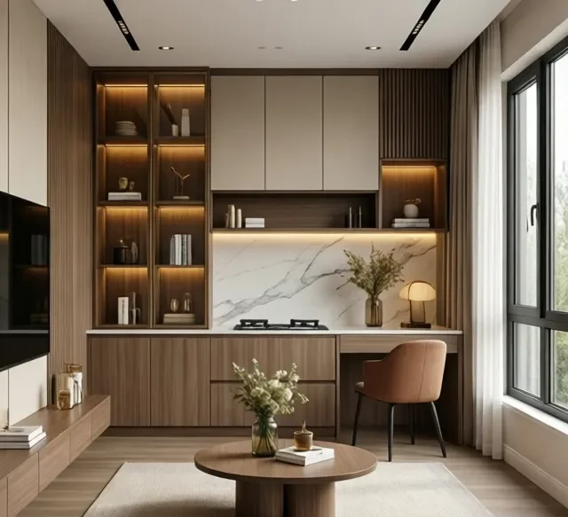 Thi công nội thất gỗ trọn gói (4)