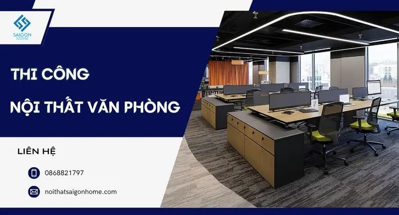 Thi công nội thất văn phòng