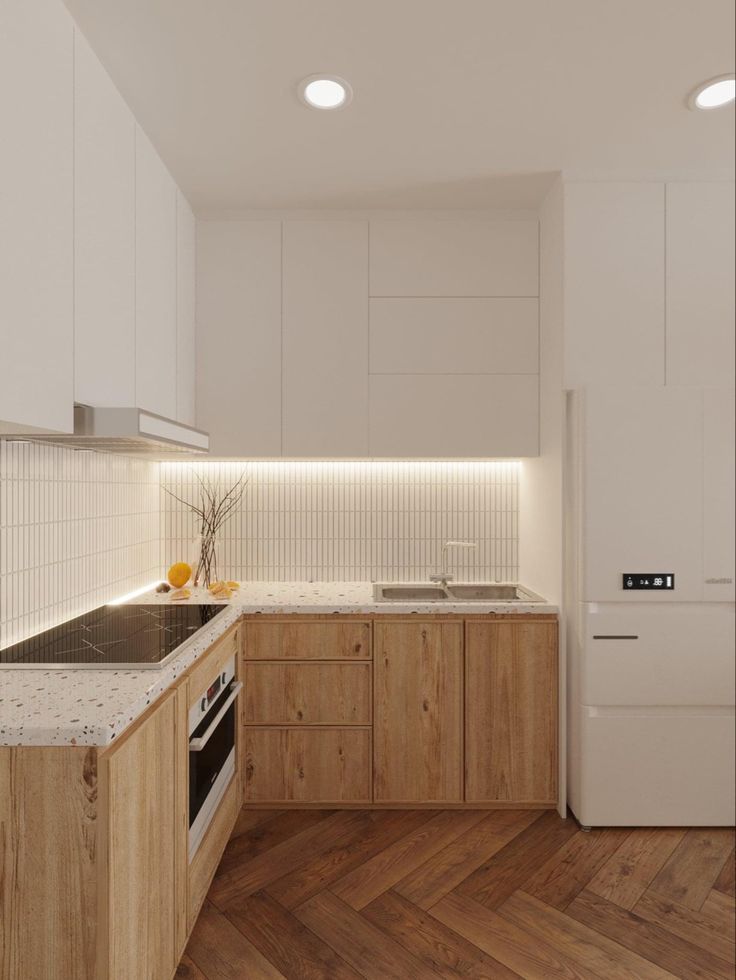 Thi công tủ bếp chung cư (1) Thi công tủ bếp chung cư (1)