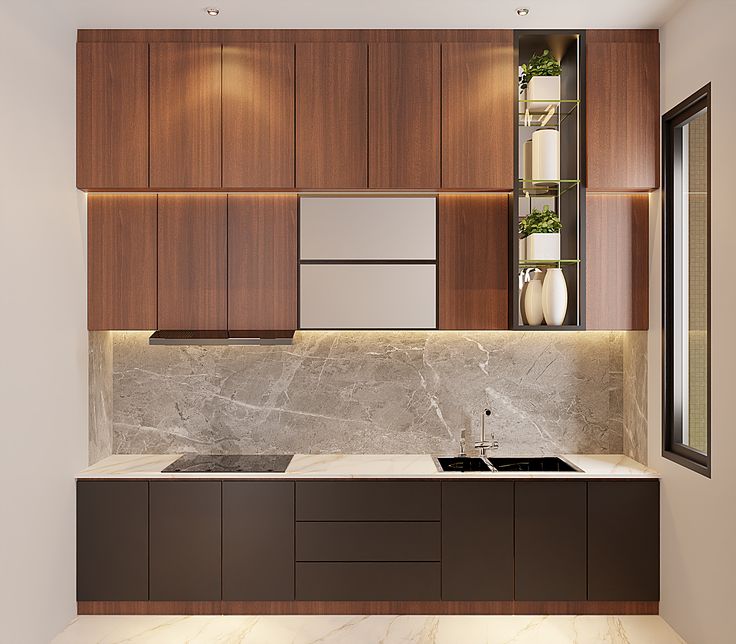 Thi công tủ bếp gỗ công nghiệp (1) Thi công tủ bếp gỗ công nghiệp (1)