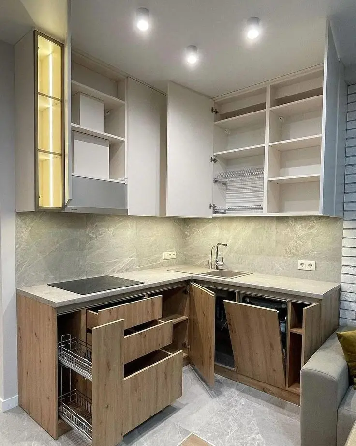 Thi công tủ bếp nhanh giá tốt (1) Thi công tủ bếp nhanh giá tốt (1)