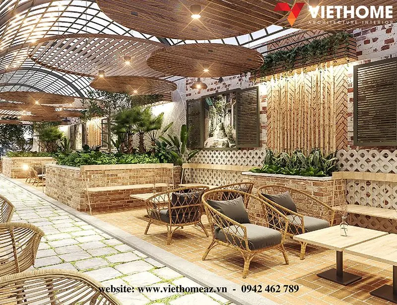 Thiết kế nội thất quán cafe Long An