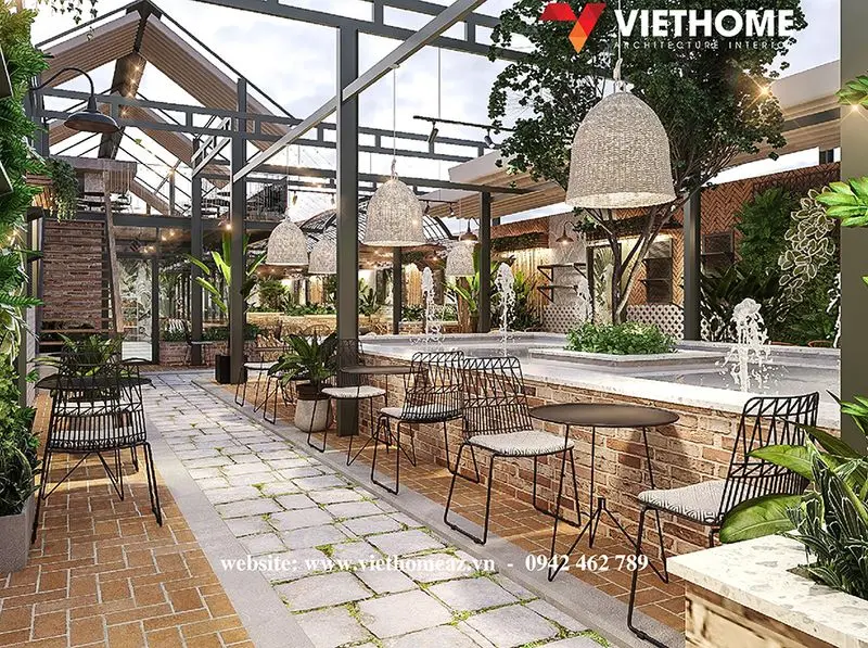 Thiết kế nội thất quán cafe tại Long An