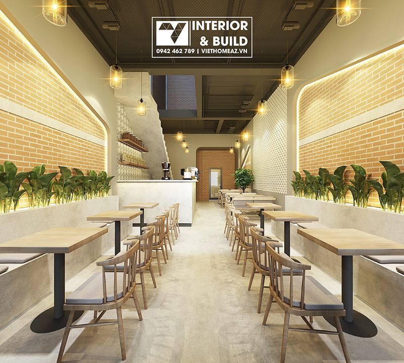Thi Công Nội Thất Quán Cafe Bến Cát 9 Hình ảnh quán cafe tối giản