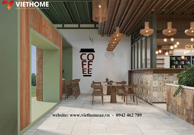 Thiet Ke Quan Cafe San Vuon Tai Ben Luc Long An 1