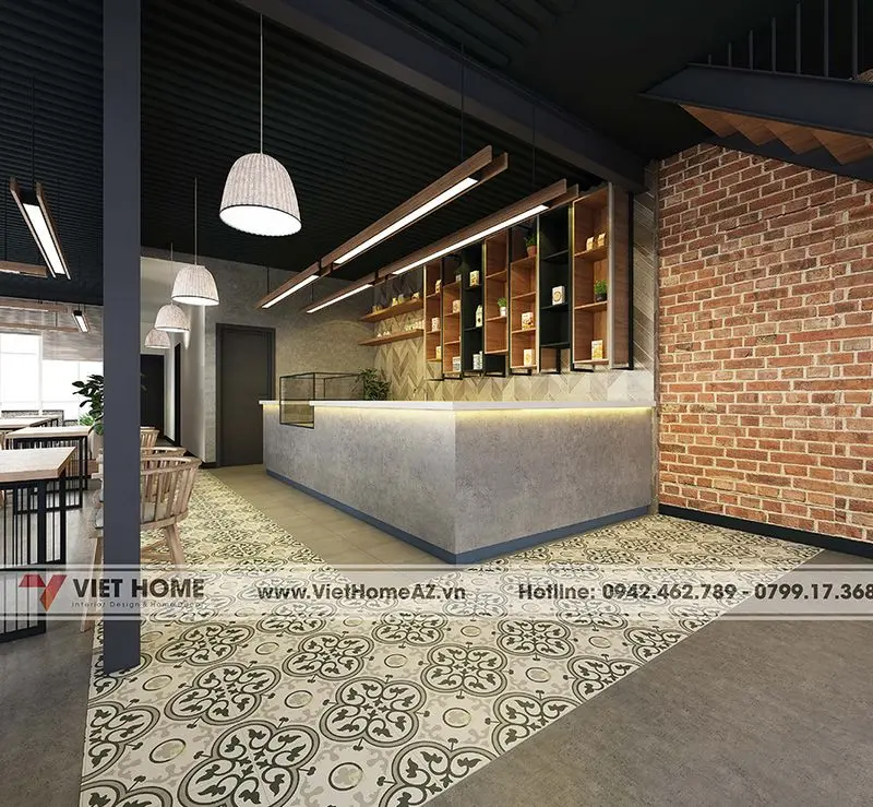 Phối cảnh quán cafe tại Thuận An