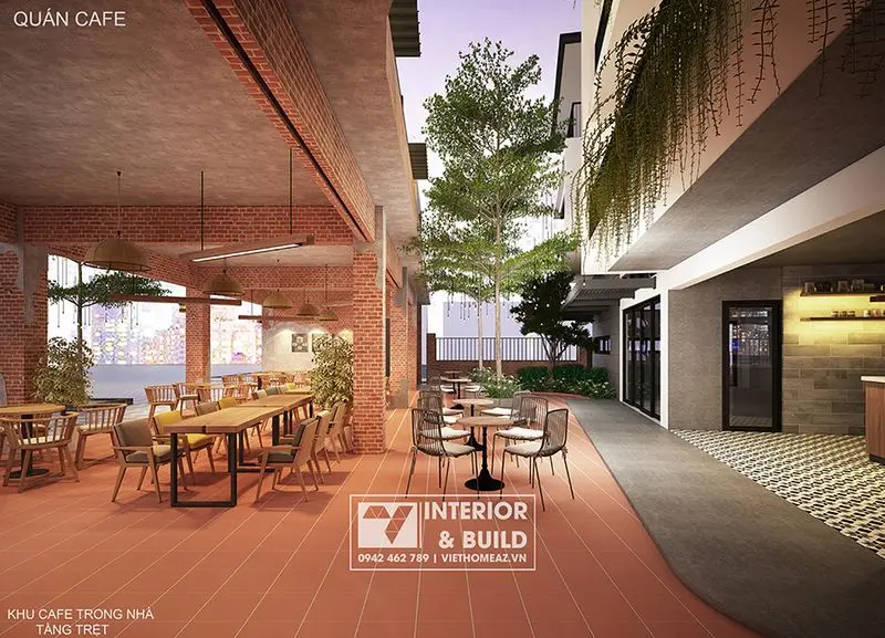 Không gian quán cafe hiện đại, tinh tế