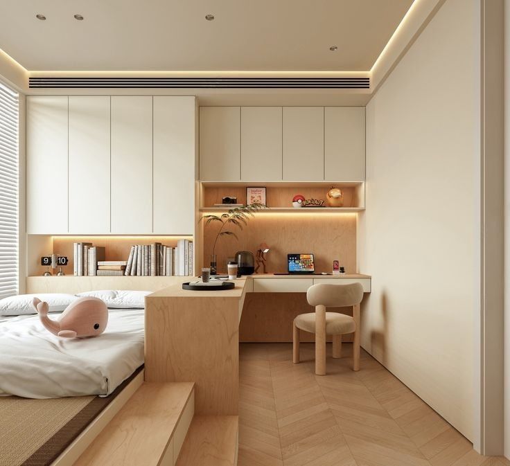 Thiết kế nội thất hiện đại tối giản (4)