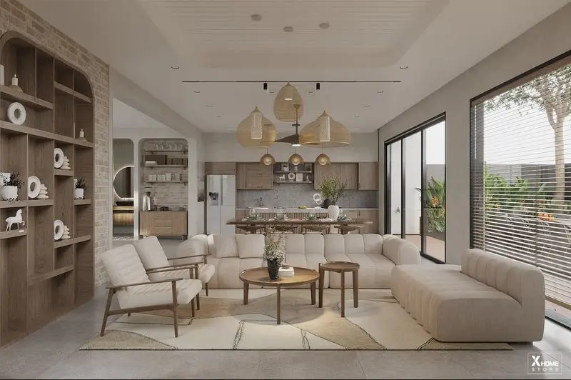 Thiết kế mái Thái cho nhà phố 2 tầng