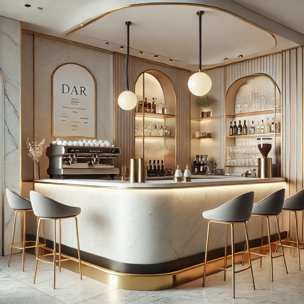 Thiết Kế Quầy Bar Quán Cafe Nhỏ 5