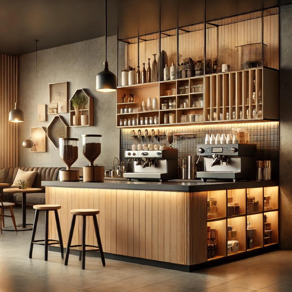 Thiết Kế Quầy Bar Quán Cafe Nhỏ