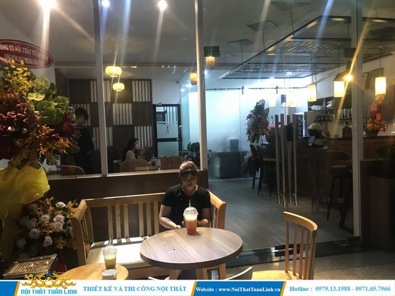 Thiết kế thi công quán cafe trà sữa tại Thủ Dầu Một
