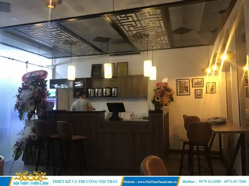 Không gian quán trà sữa phong cách Boho