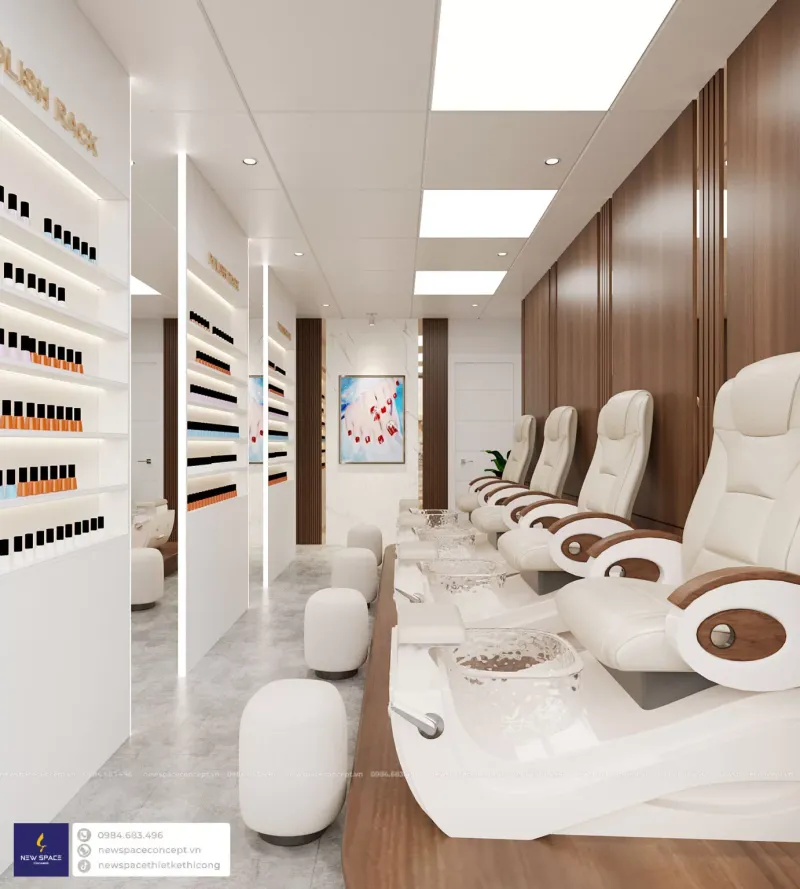 Thiết kế tiệm nail đẹp